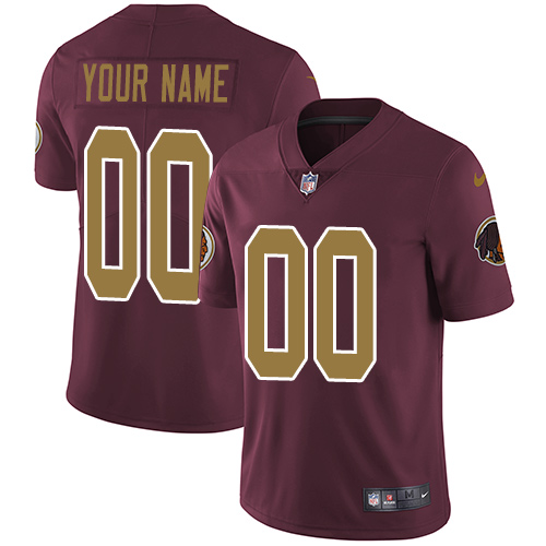 Men's Washington Redskins ACTIVE PLAYER Custom Red NFL Color Rush Limited Stitched Jersey